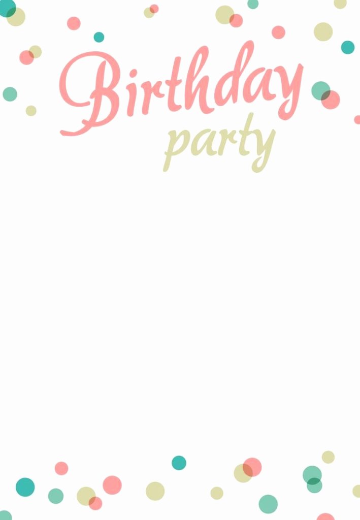 20 Birthday Party Invitation Templates