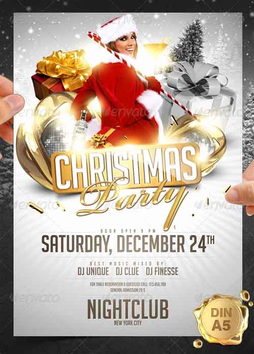 20 Christmas Flyer Templates for Christmas Party events