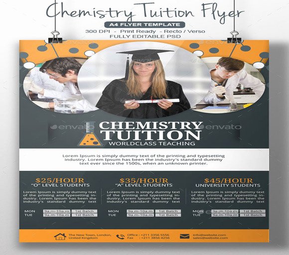20 Cool Tutoring Flyers Templates