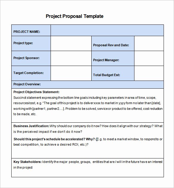20 Free Project Proposal Template Ms Word Pdf Docx