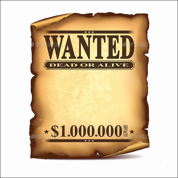 20 Free Wanted Poster Templates to Download