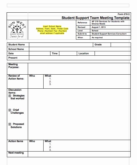 20 Handy Meeting Minutes &amp; Notes Templates Free Template
