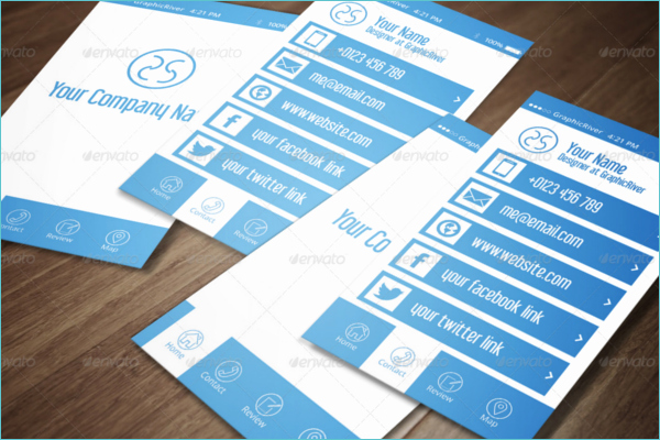 20 iPhone Business Card Templates Free Psd Designs