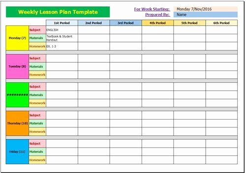 lesson plan templates