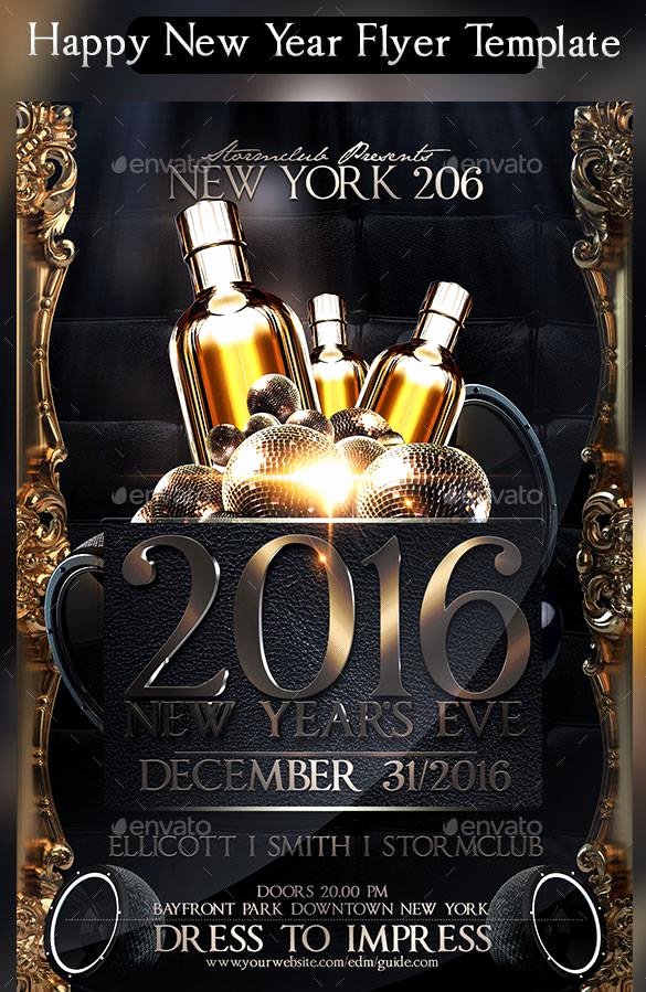 20 New Year Flyer Templates Free Download