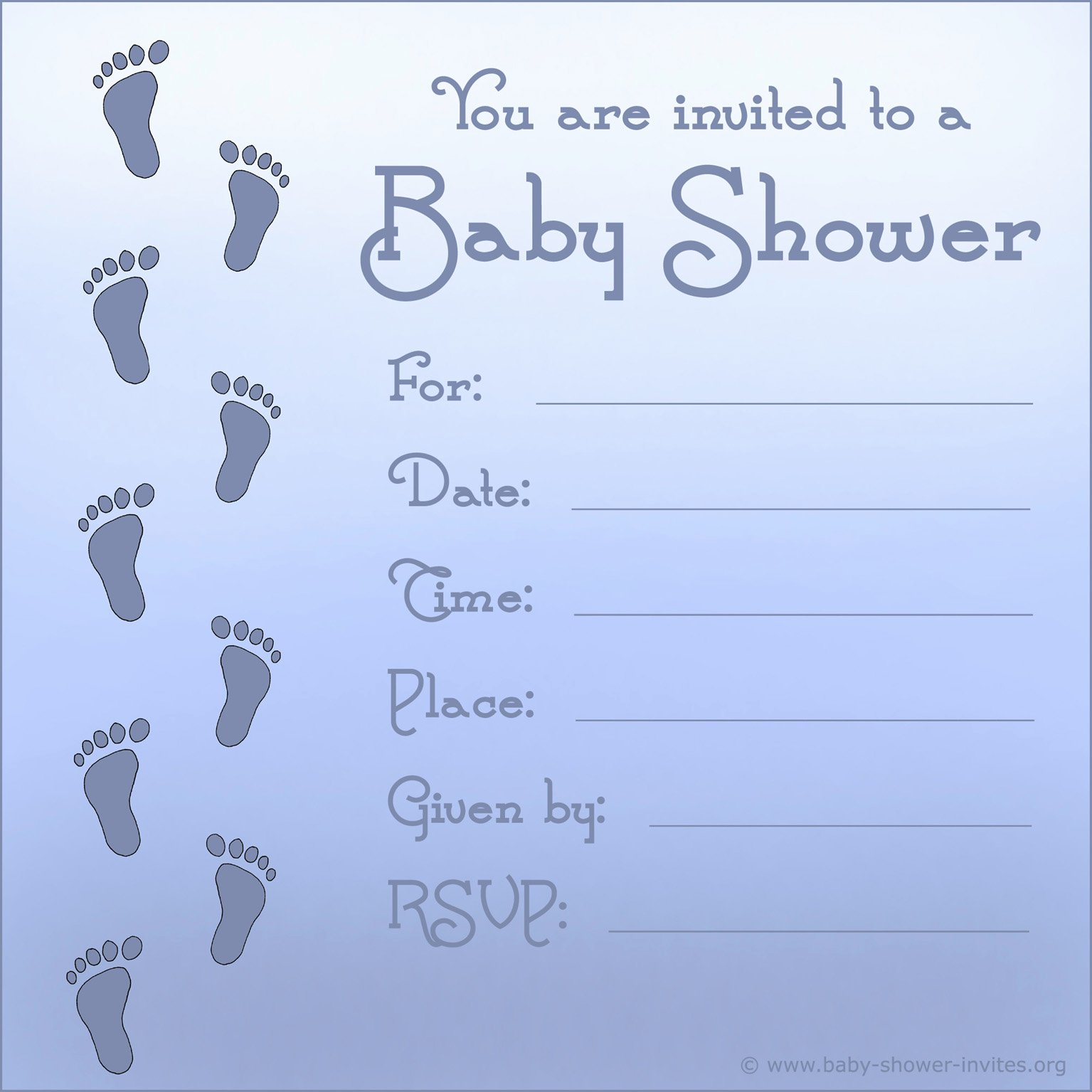 20 Printable Baby Shower Invites