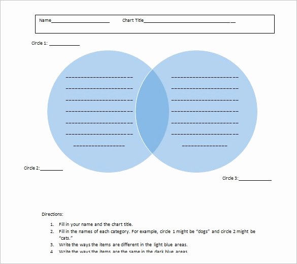 20 Venn Diagram Templates – Sample Example format