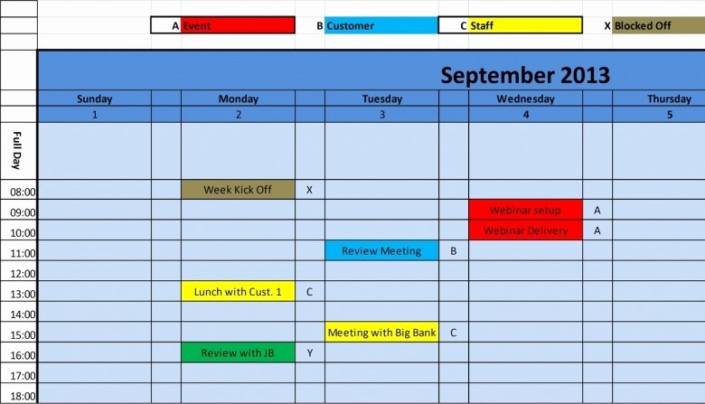 2016 Editable Monthly Calendar In Excel Free Calendar