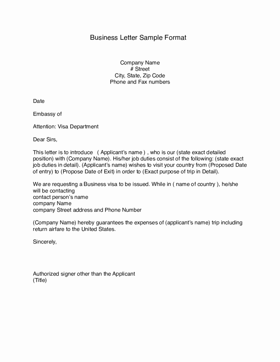 2018 Business Letter Template Fillable Printable Pdf