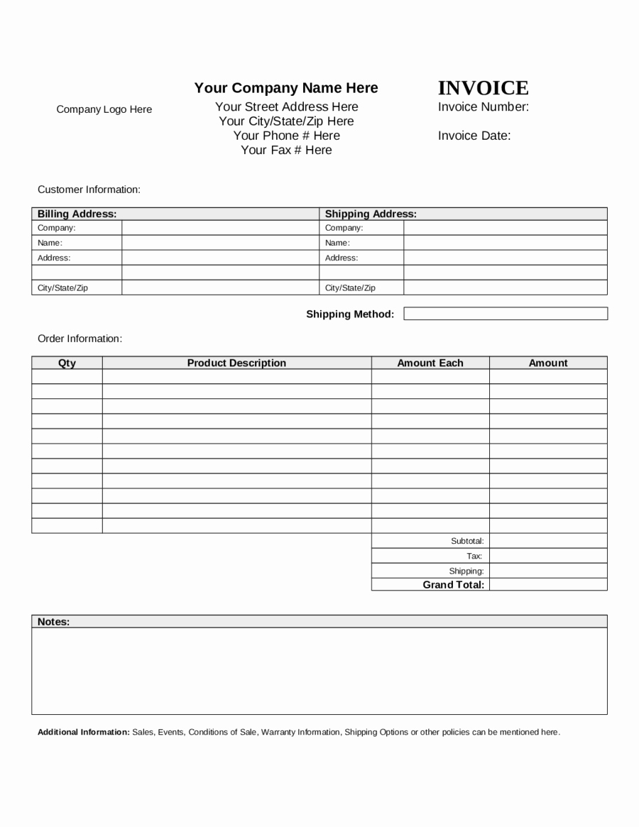 2019 Proforma Invoice Fillable Printable Pdf &amp; forms