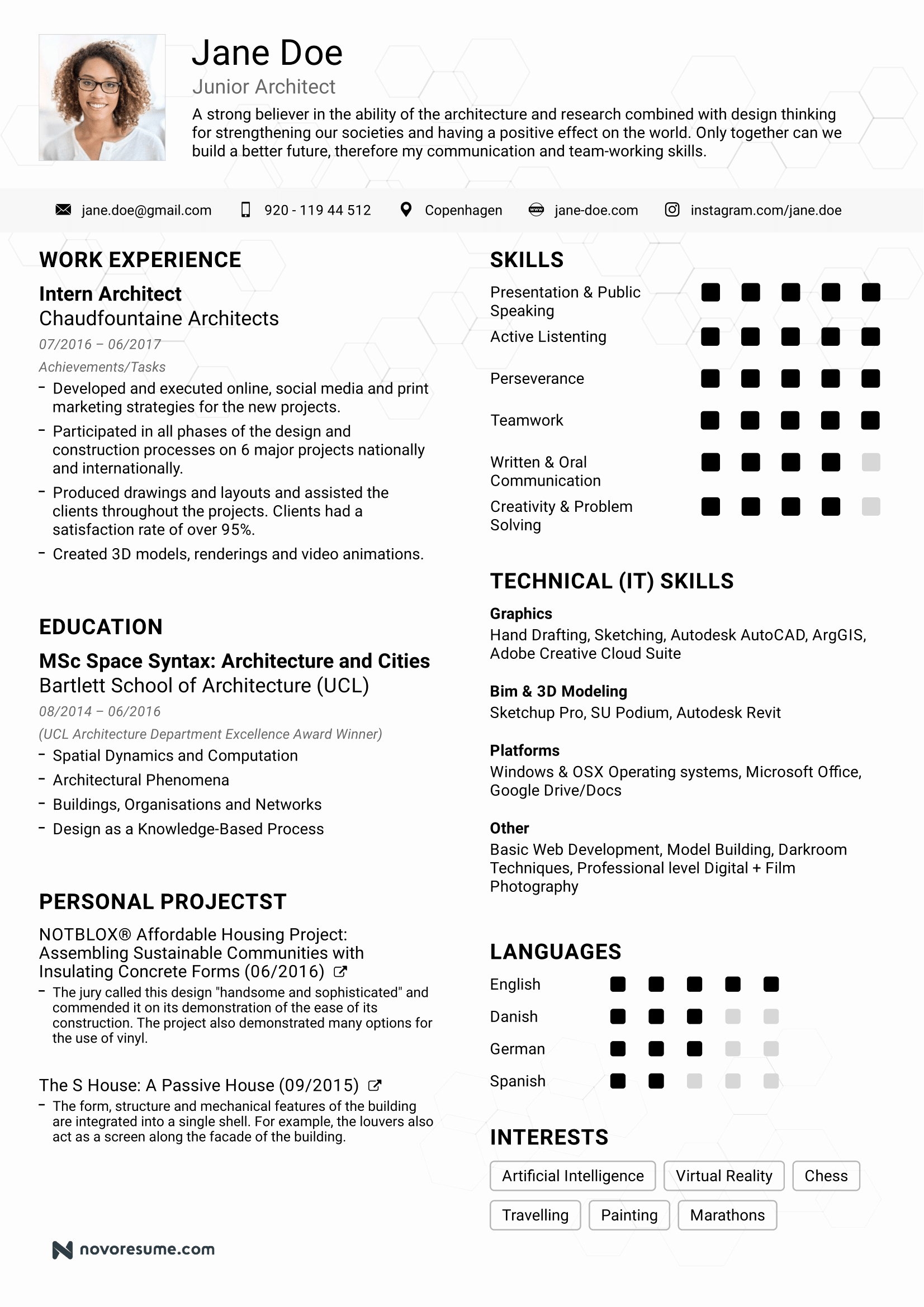 resume examples