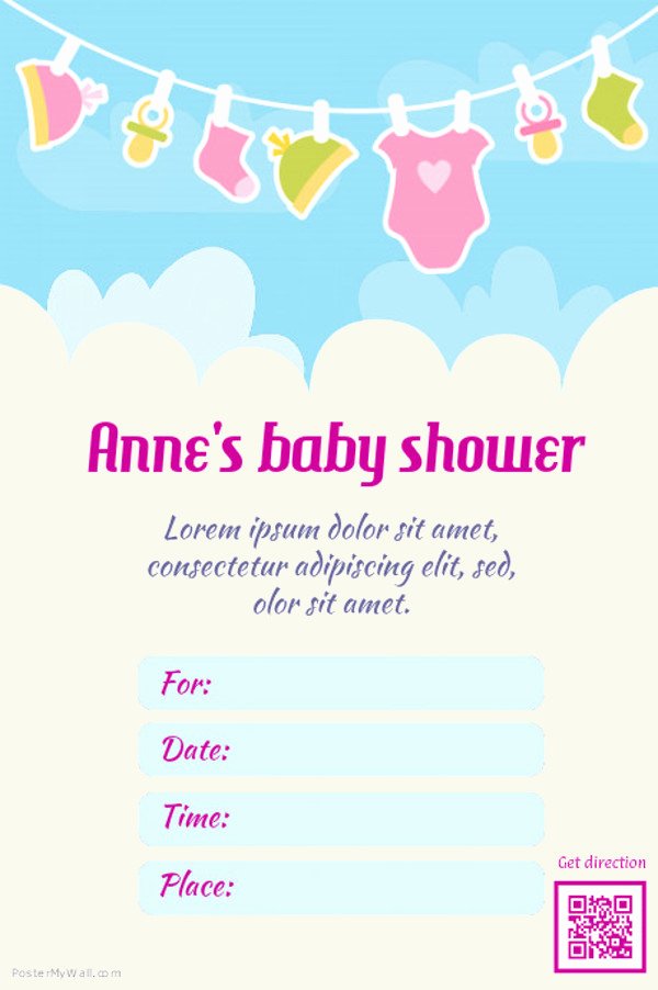 21 Baby Shower Flyer Templates Psd Ai Illustrator Download