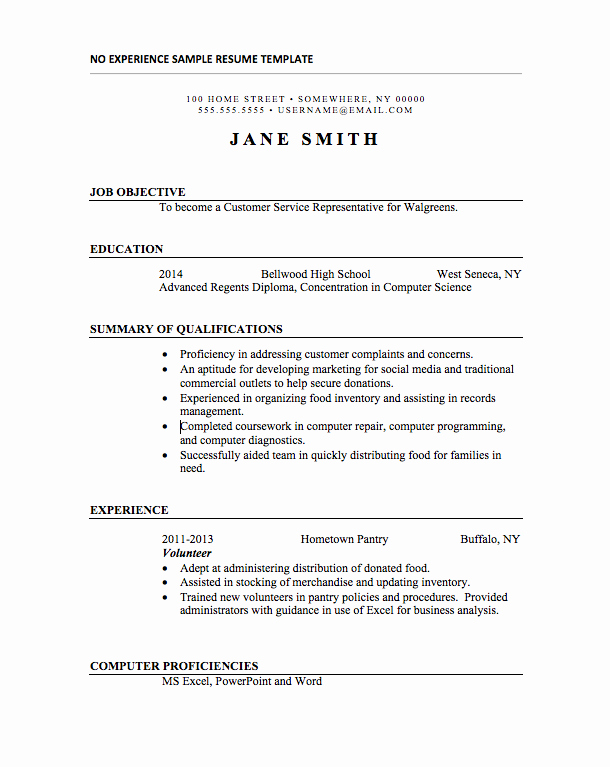 21 Basic Resumes Examples for Students