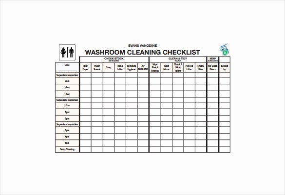 21 Bathroom Cleaning Schedule Templates Pdf Doc