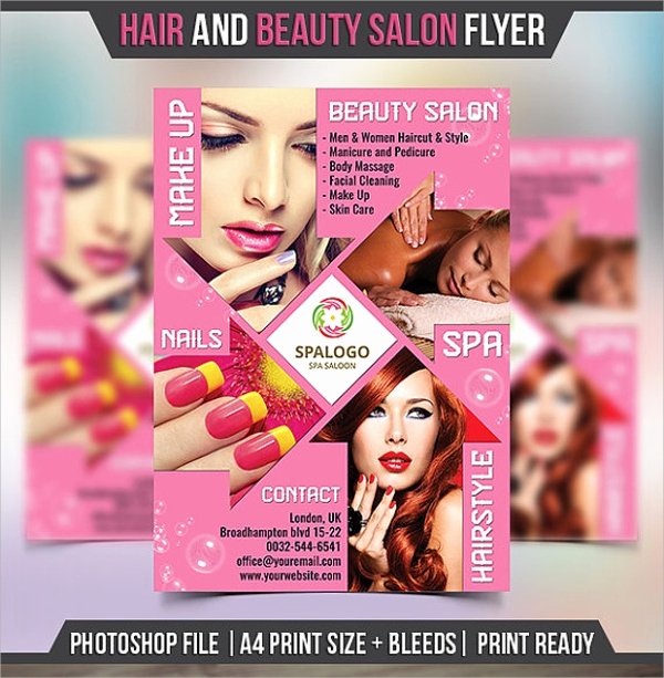 21 Beauty Salon Flyer Templates