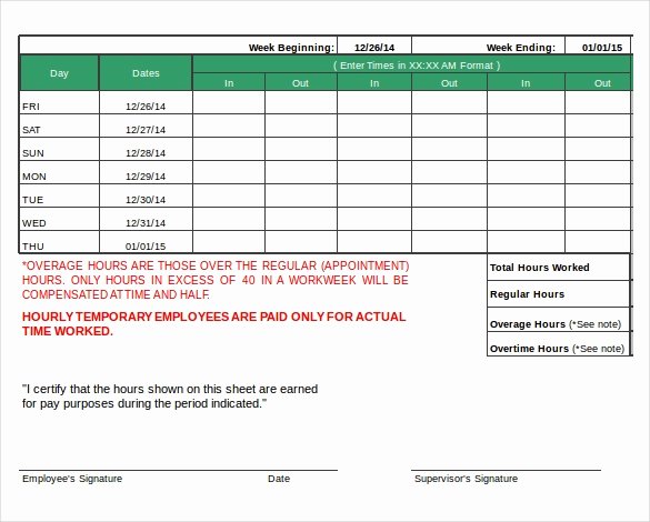 21 Daily Timesheet Templates Free Sample Example