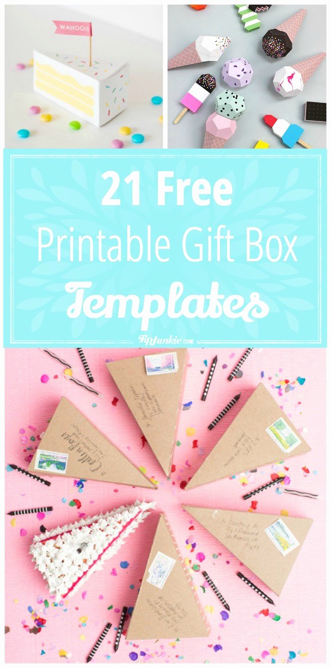 21 Free Printable Gift Box Templates