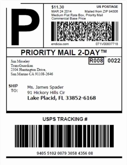 Shipping Label Template Word Letter Example Template