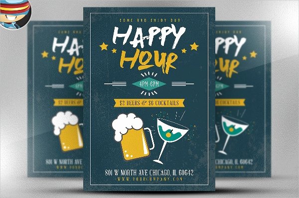 21 Happy Hour Flyer Templates Free Psd Ai Eps format