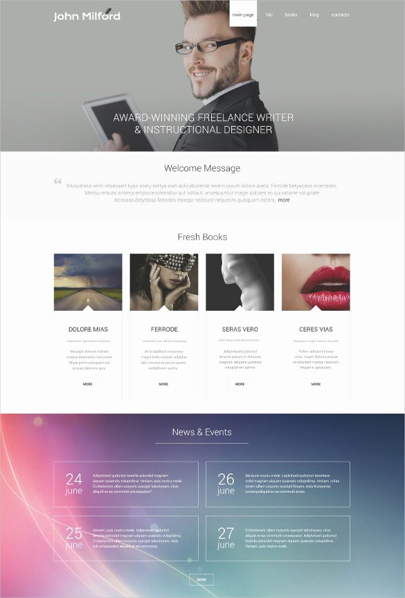 21 Personal Bootstrap themes &amp; Templates