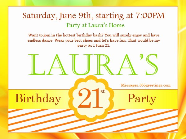 21st Birthday Invitations 365greetings