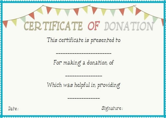 22 Legitimate Donation Certificate Templates for Your Next