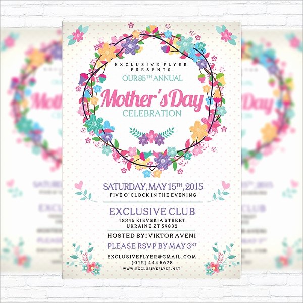 mothers day flyer