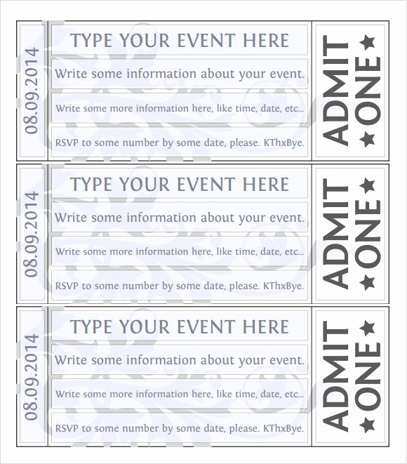 22 Sample Amazing event Ticket Templates to Download