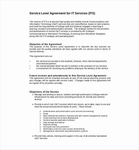 22 Service Agreement Templates Word Pdf