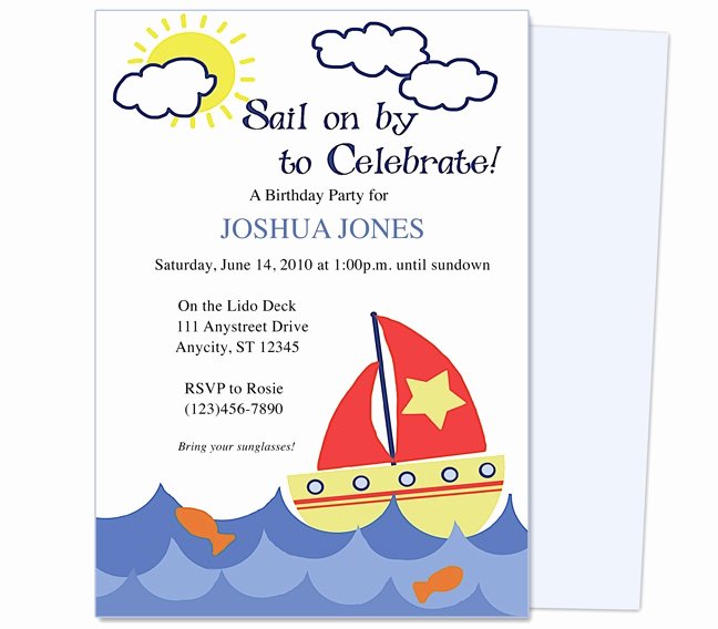 kids birthday party invitation templates