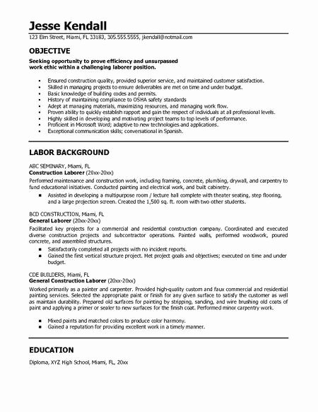 23 Best Trades Resume Templates &amp; Samples Images On