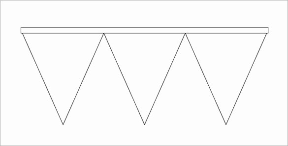 pennant banner template