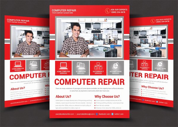 smartphone repair flyer