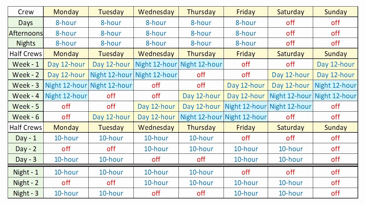 24 7 shift schedule template 1644