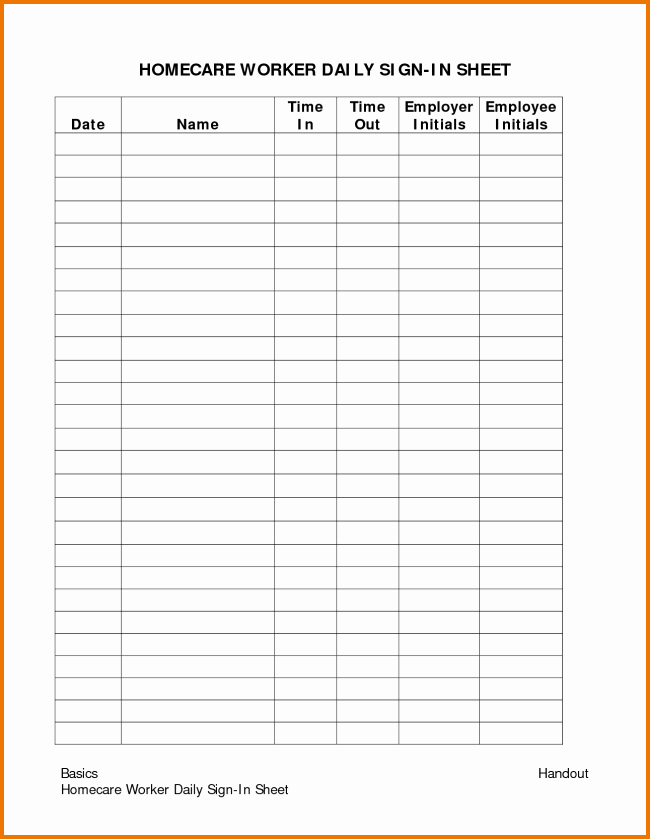 24 Best Samples Of attendance Sheet for Employees Thogati