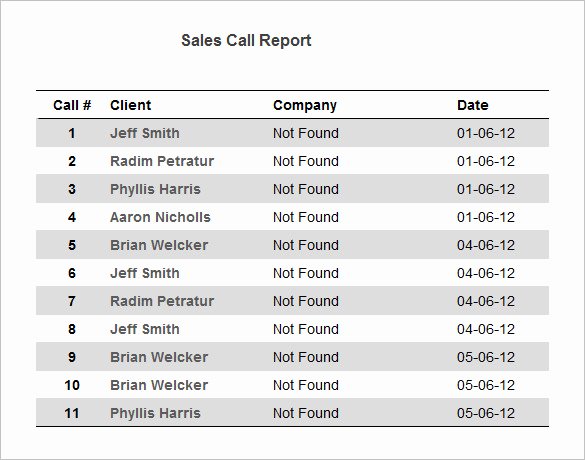 24 Call Report Templates Docs Pdf Word Pages
