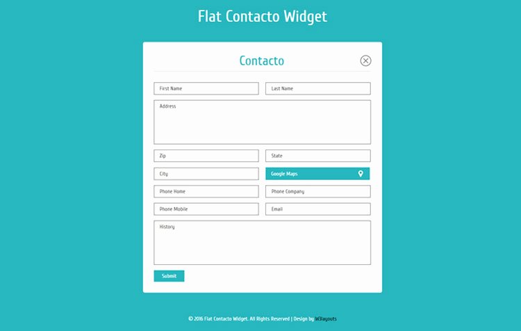 24 HTML Css Contact form Templates Free Download