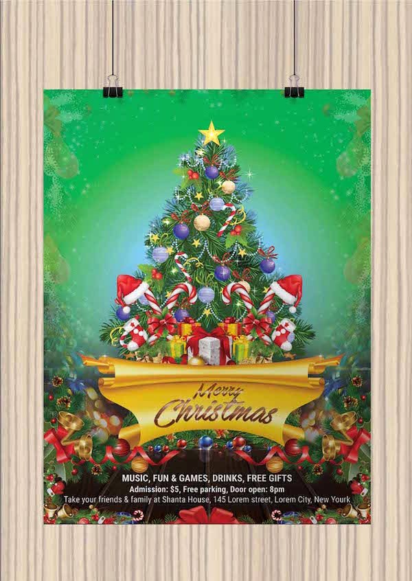25 Best Free Christmas Flyer Templates Dzineflip