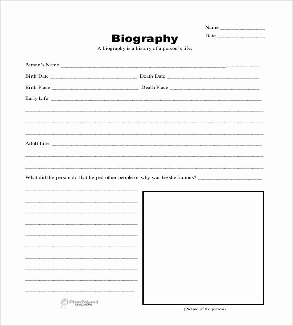 25 Biography Templates Doc Pdf Excel