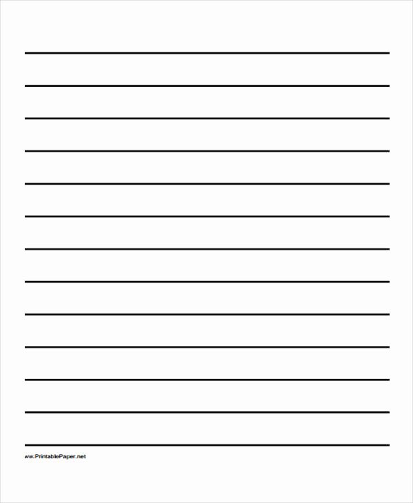 25 Free Lined Paper Templates