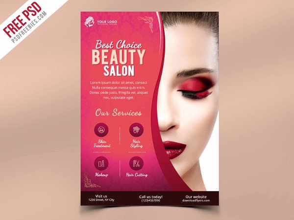 hair salon flyer