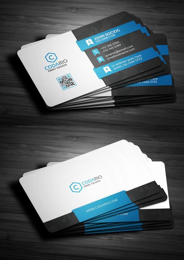25 New Professional Business Card Templates Print Ready