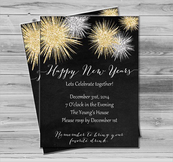 25 New Year Invitation Templates to Download