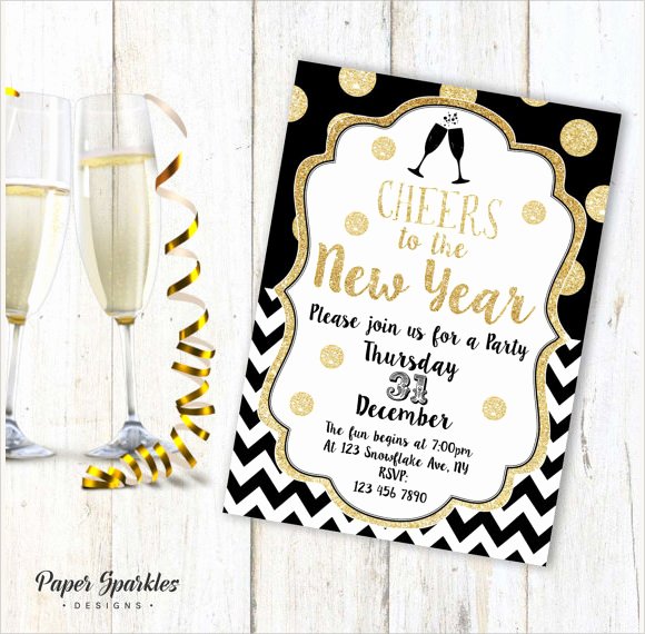 25 New Year Invitation Templates to Download