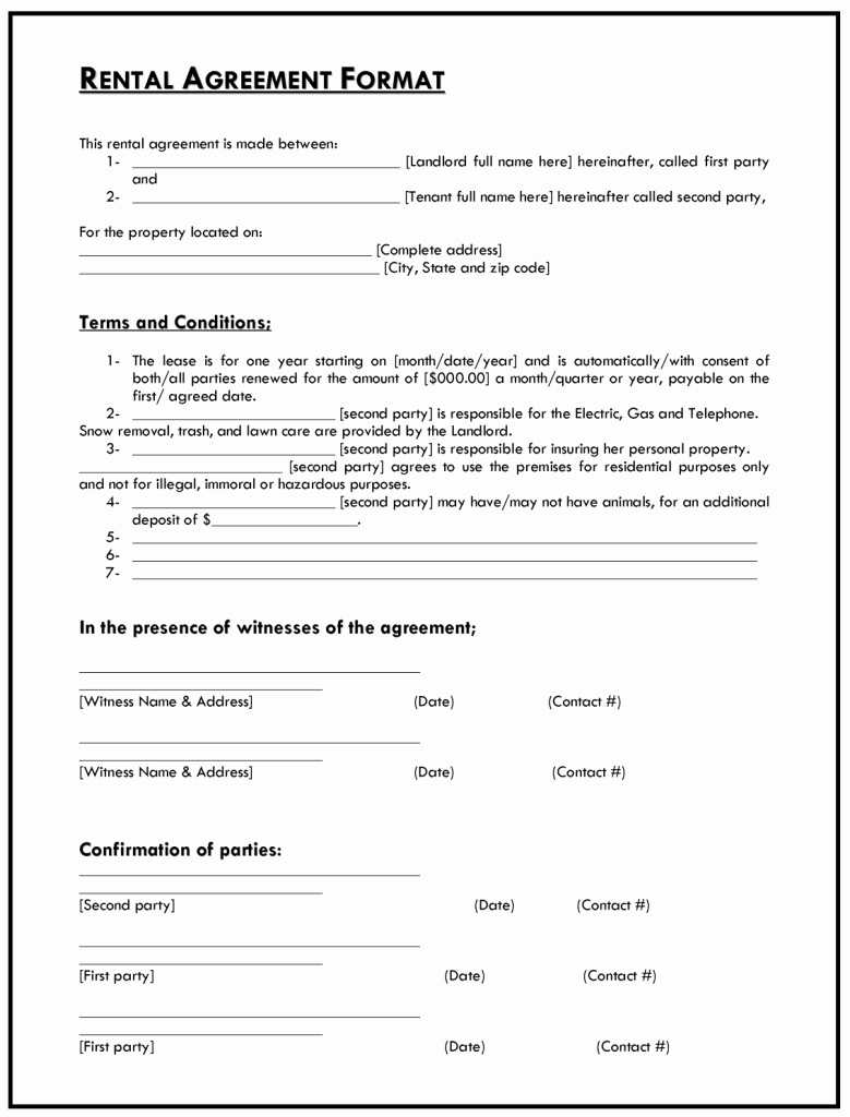 25 professional agreement format examples between two panies