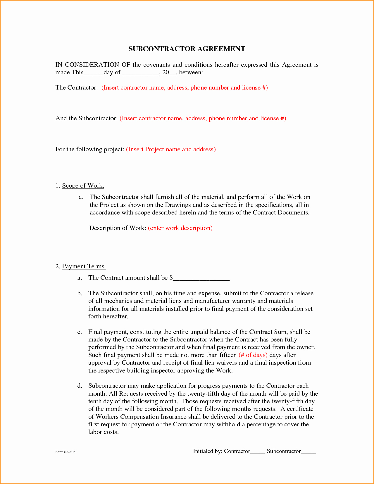 25 Professional Agreement format Examples Between Two