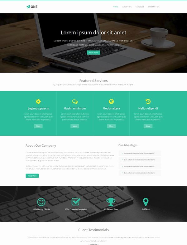 26 Best Free Bootstrap HTML5 Website Templates February