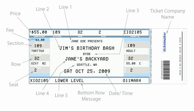 26 Cool Concert Ticket Template Examples for Your event
