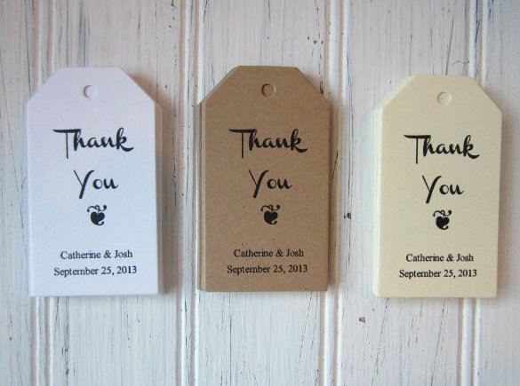 26 Favor Tag Templates – Free Sample Example format