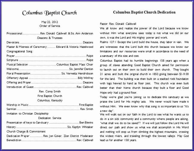 Church Bulletin Templates Microsoft Publisher